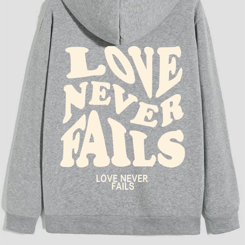 Love Never Fails Hoodie