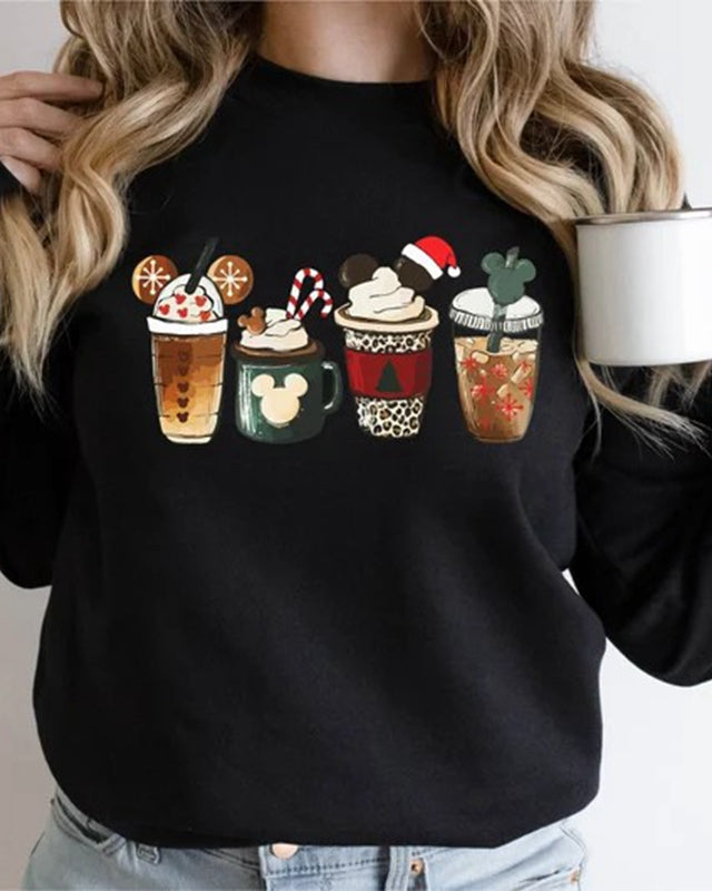 Christmas Coffee Sweatshirt Latte Sweatshirt