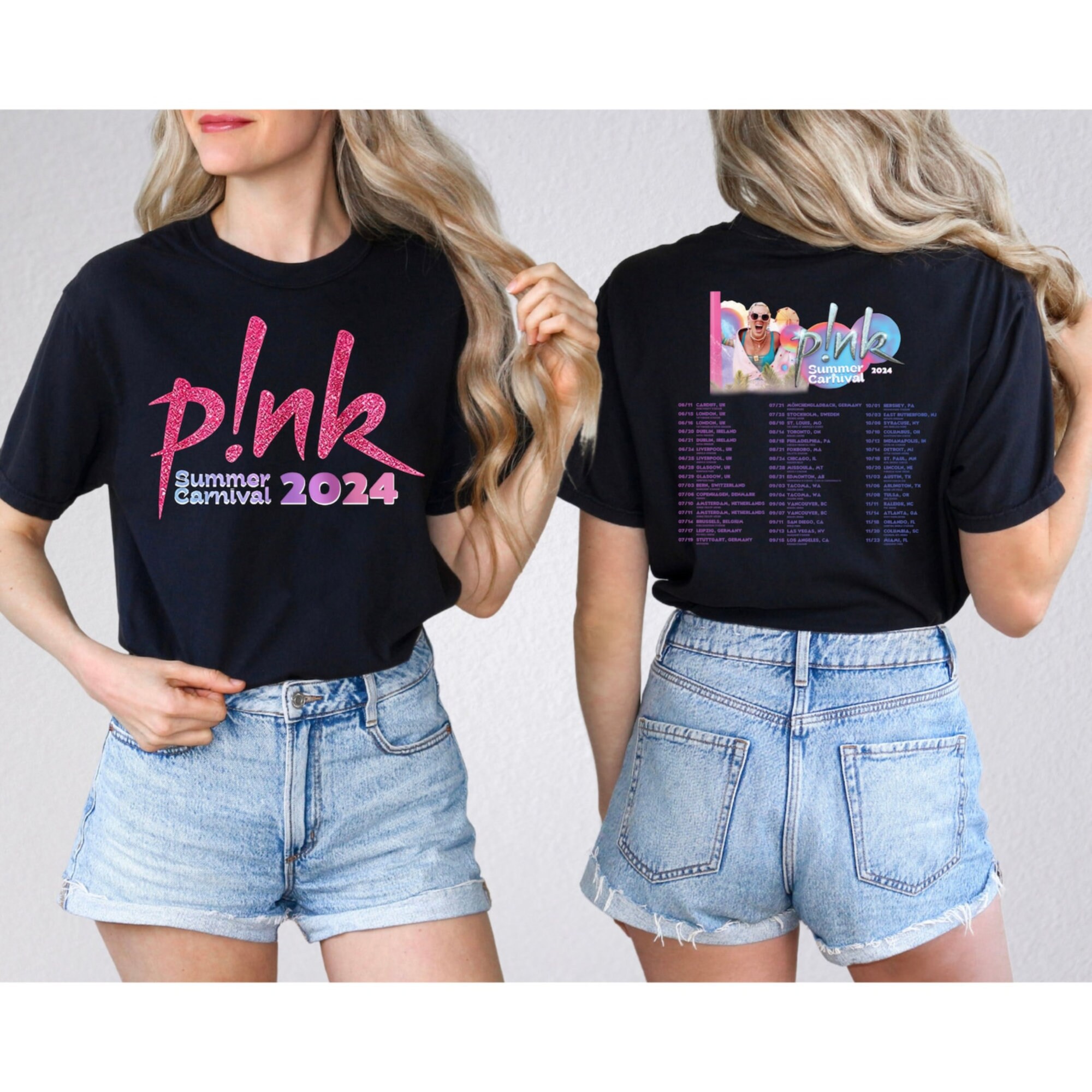 P!nk Summer Carnival 2024, Trustfall Album , Pink Singer Tour, Music Festival , Concert Apparel, Tour Shirt, Pink Music Clothing 1665322354