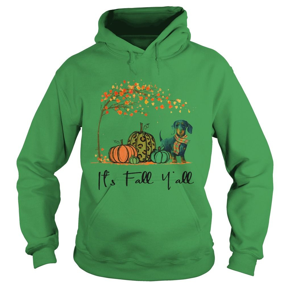 Its Fall Yall Dachshund Shirts