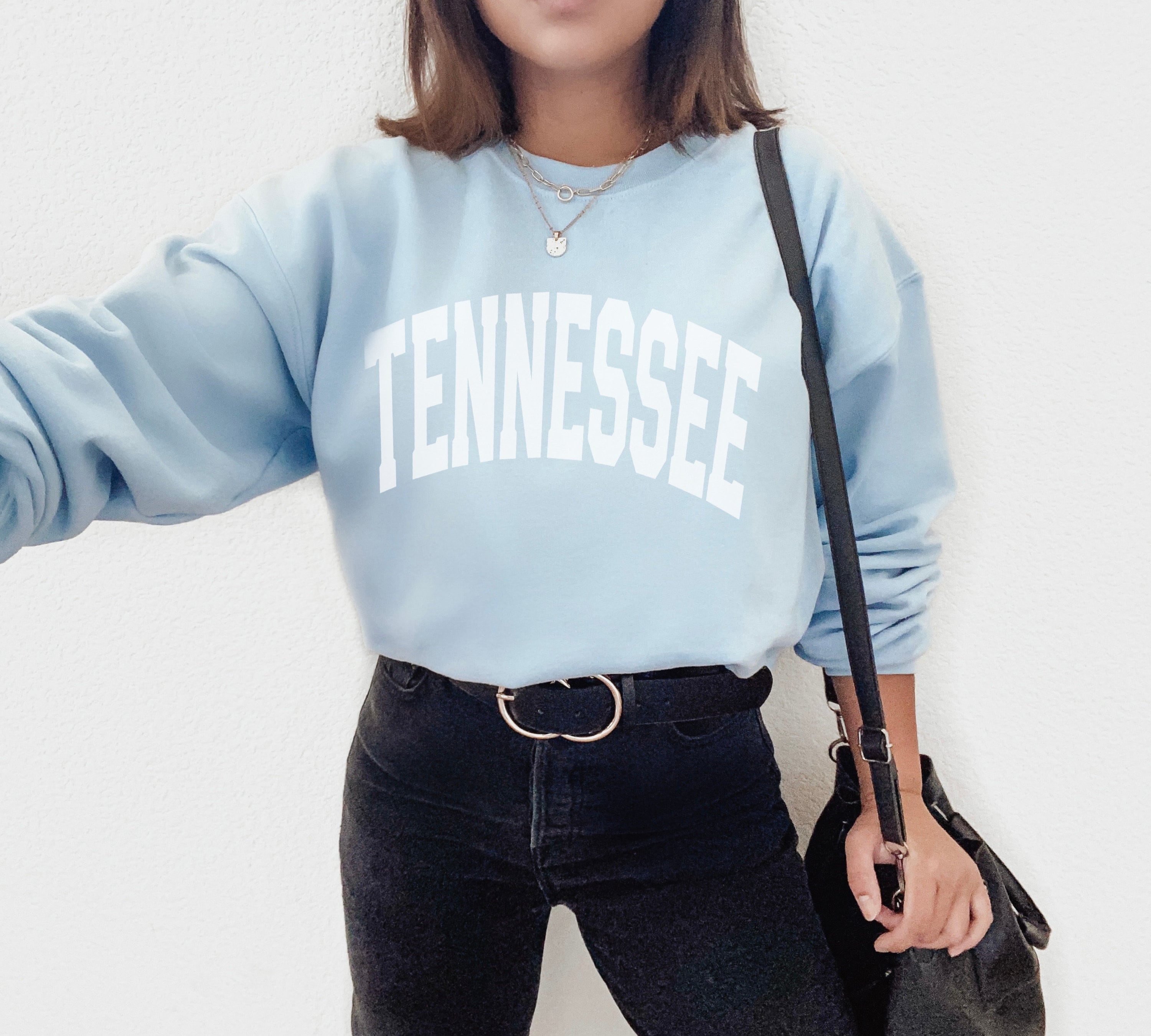 Tennessee Crewneck Sweatshirt Vintage Sweater Trendy Crewneck Preppy Sweatshirt Aesthetic Clothes Tennessee Fan Gift VSCO Girl Pinterest