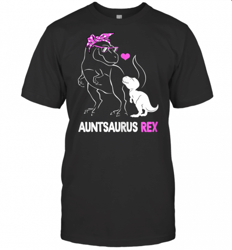 Womens Auntie Saurus T Shirt Auntsaurus Dinosaur Gift For Aunt T Shirt