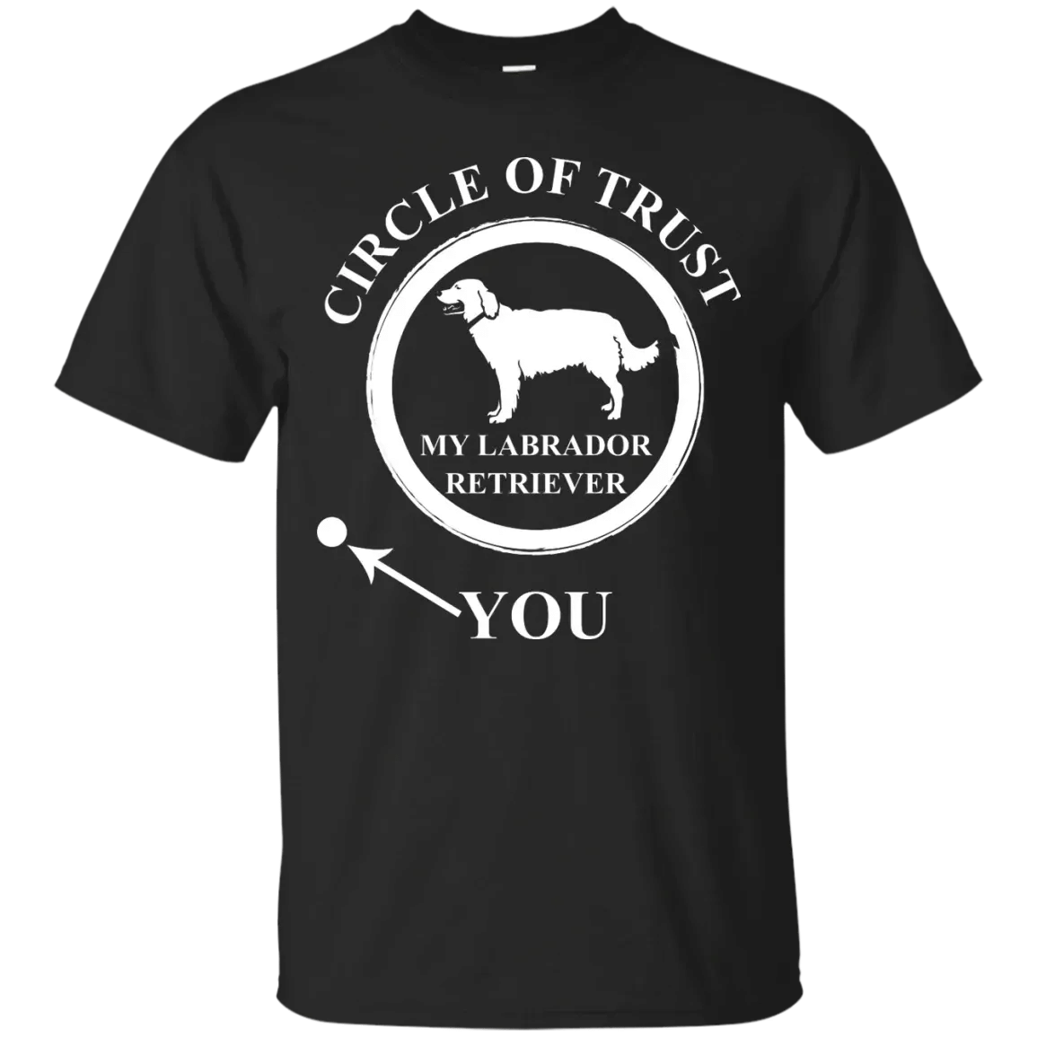 Labrador Retriever Circle Of Trust You Not So Much T-Shirt