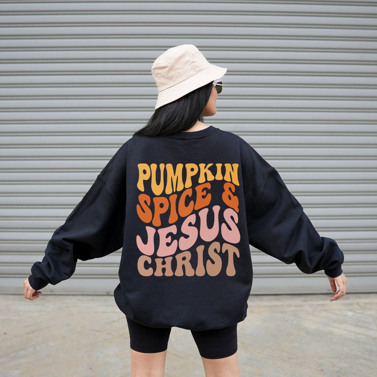 Christian Merch Pumpkin Spice and Jesus Sweatshirt Christian Crewneck Jesus Sweatshirt Its Fall Yall Christian Streetwear Christian Clothes