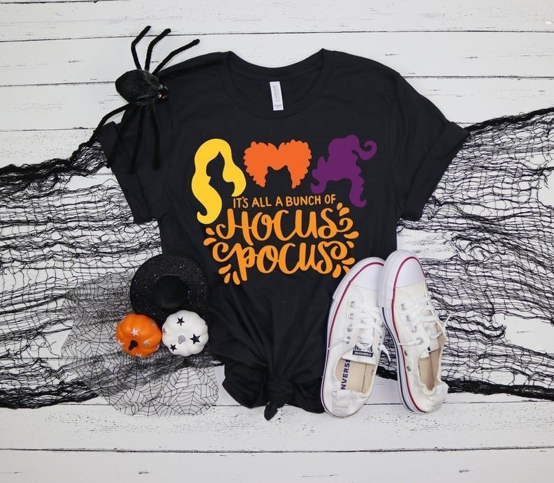 It’S All A Bunch Of Ho.Cus Po.Cus Halloween Shirts, Witch Shirt