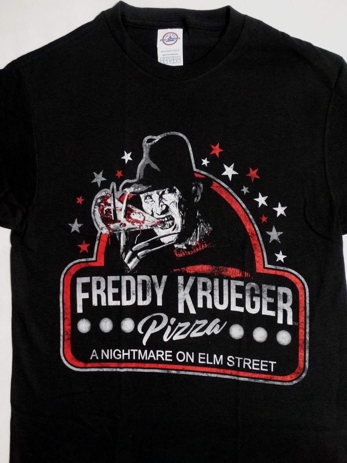 Freddy Krueger Pizza A Nightmare On Elm Street Horror Movie Shirt