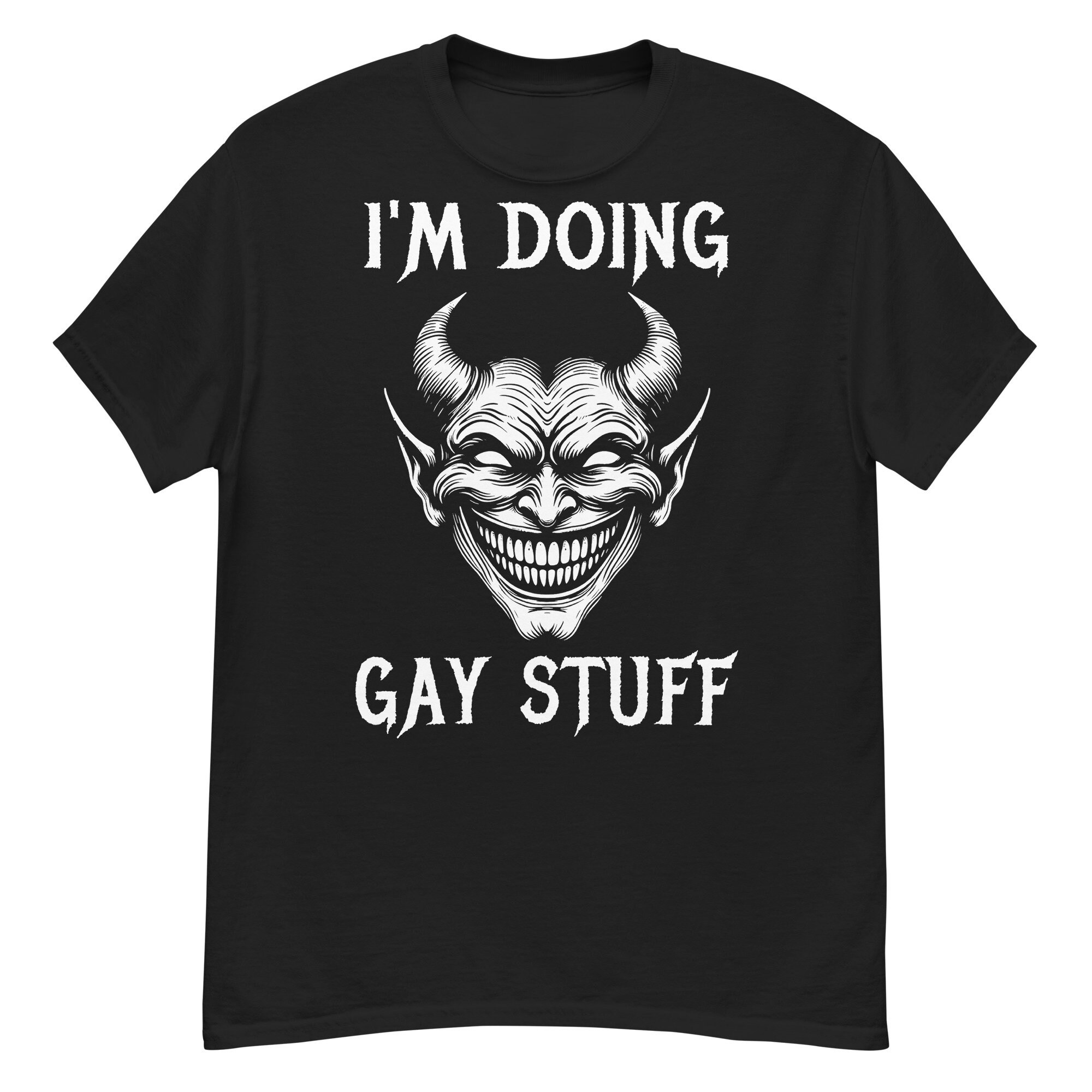 I’m Doing Gay Stuff – LGBTQ Ironic Meme T-Shirt