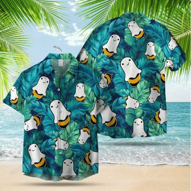 Boo Bee Halloween Hawaiian Shirt