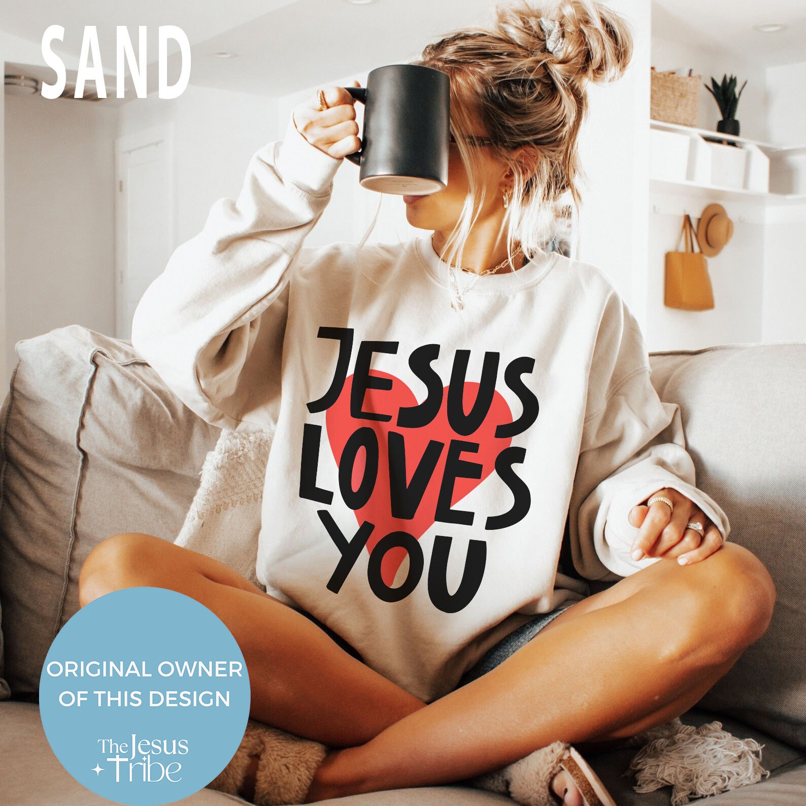 Jesus Loves You Jesus sweatshirt Jesus Apparel Jesus Crewneck Christian Crewneck Christian Sweatshirt Christian Merch Jesus Sweatshirt Chris