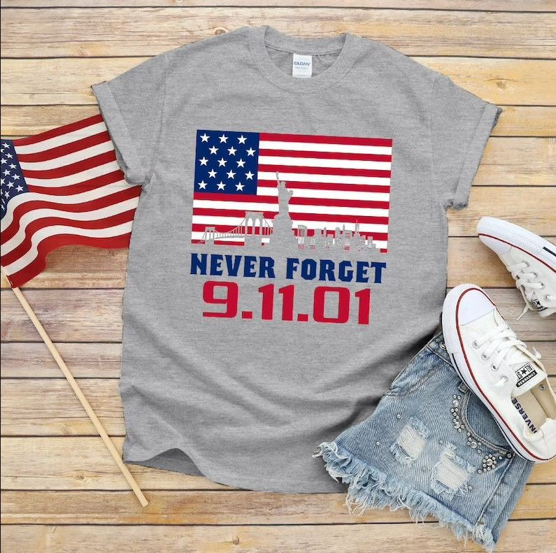 Never Forget Steptember Eleventh, Patriot Day T-Shirt