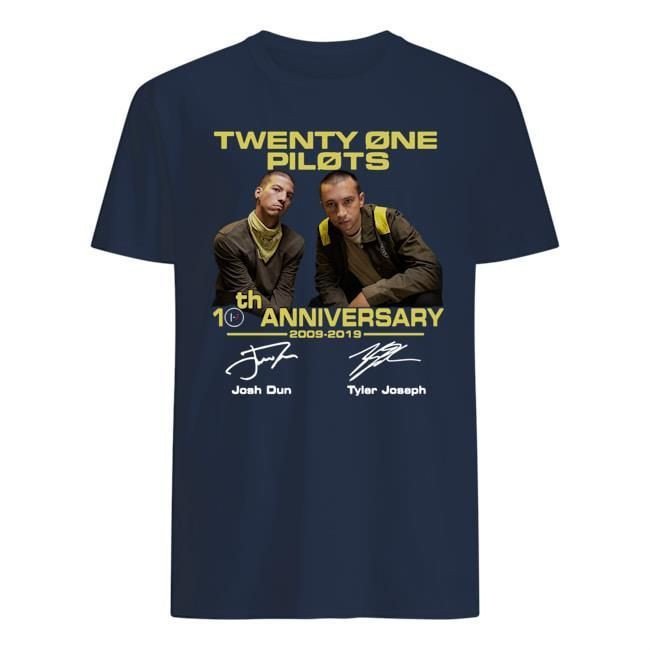 Twenty One Pilots 10 Th Anniversary Signature Shirt