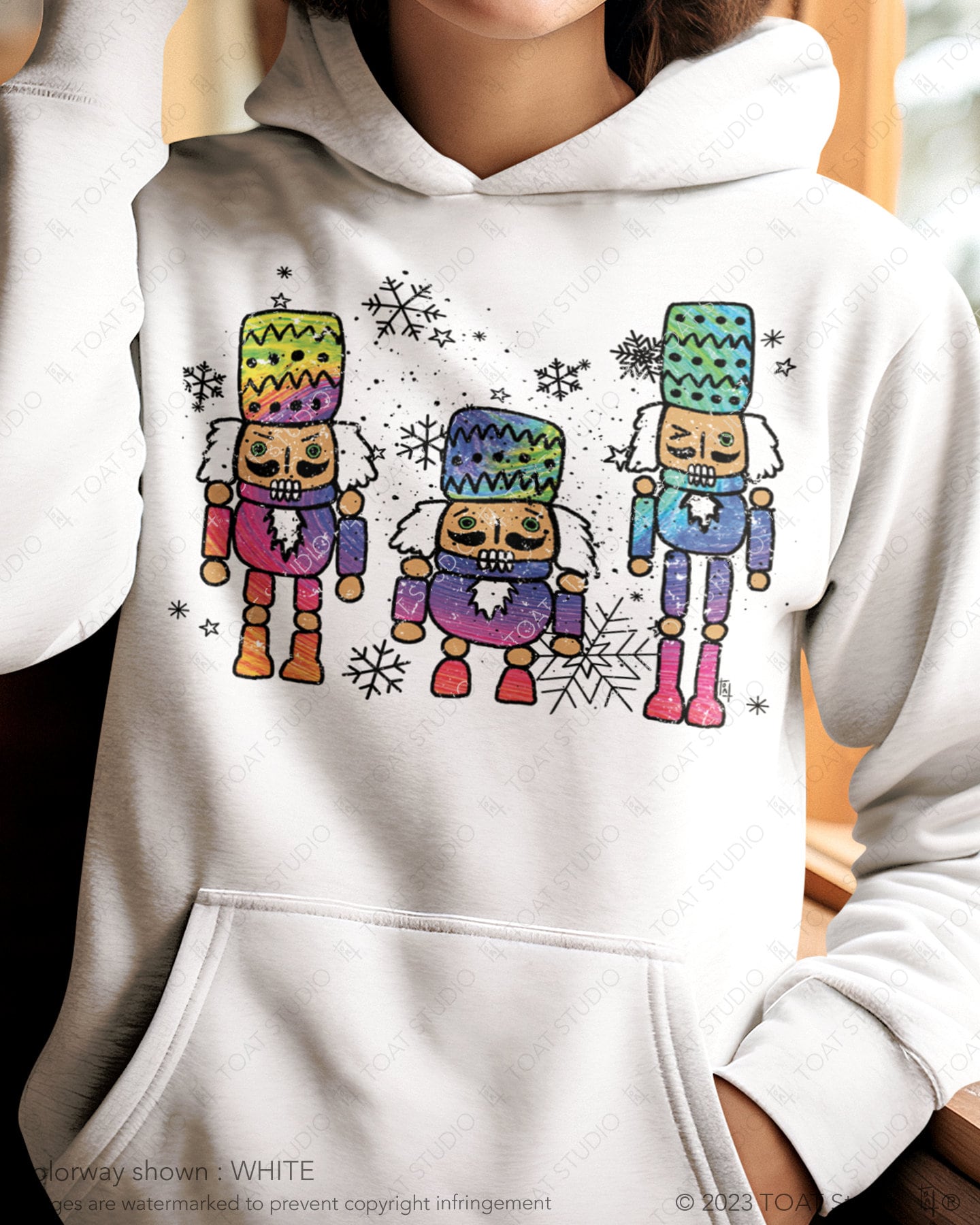 Nutcracker Squad Unisex Hoodie, Christmas Spirit, Crackin Nuts, Christmas Night, Nutcracker Soldier, Nutcracker Magic Xmas, Xmas Ornaments