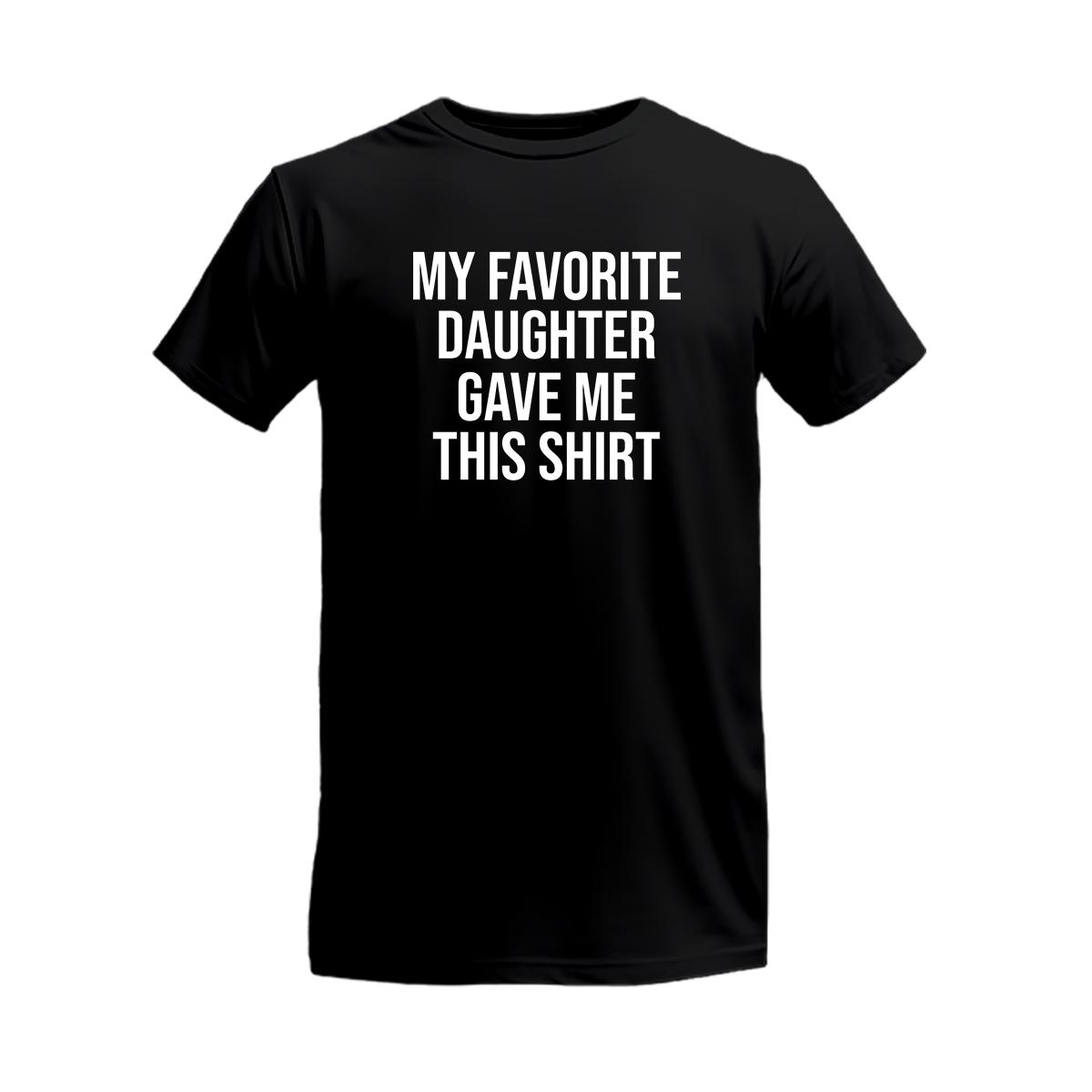 My Favorite Daughter Gave Me This Shirt Funny, Blue Father’s Day Shirt, Retro Bluey Family Shirt, Gift for Dad, Family Shirt