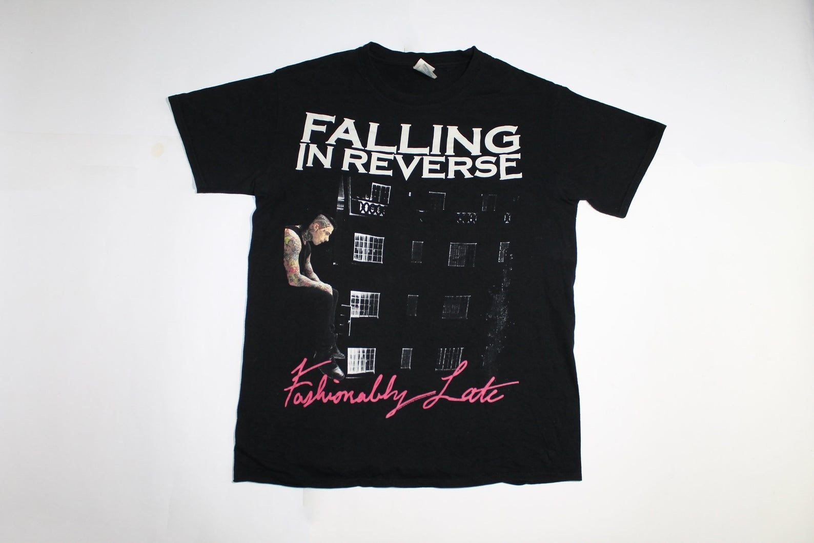 Falling In Reverse Shirt Fashionably Late Shirt American Pop Punk Band Shirt M