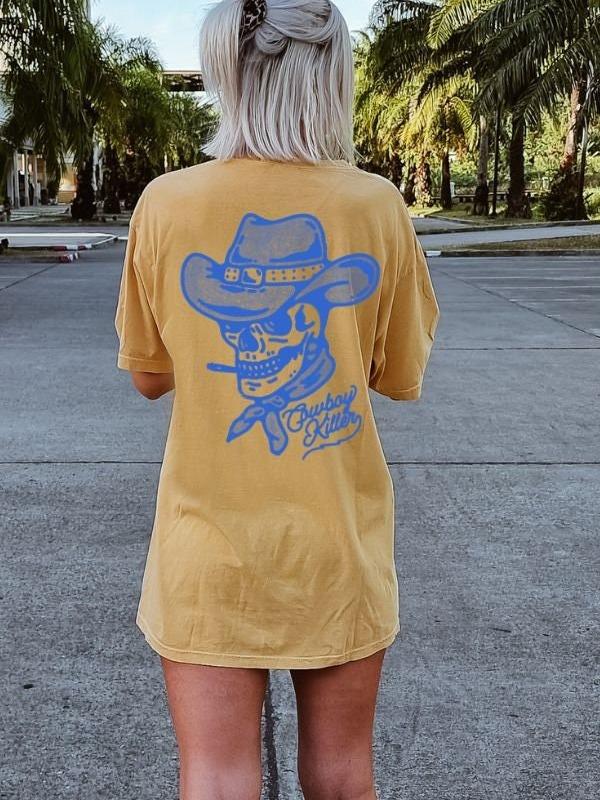 Cowboy Killer Shirt, Rodeo Shirt, Western Graphic Tee, Oversized Graphic Tee, Comfort Colors Tshirt, Country Concert Shirt, Western t shirts