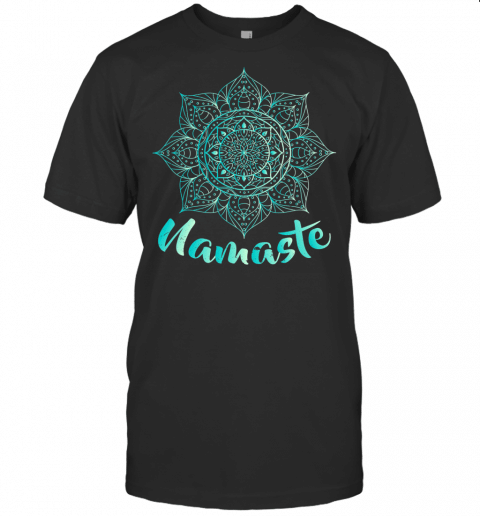 Namaste  Lotus Flower  Spiritual Yoga Om T Shirt