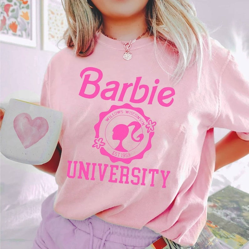 Barbie University Shirt