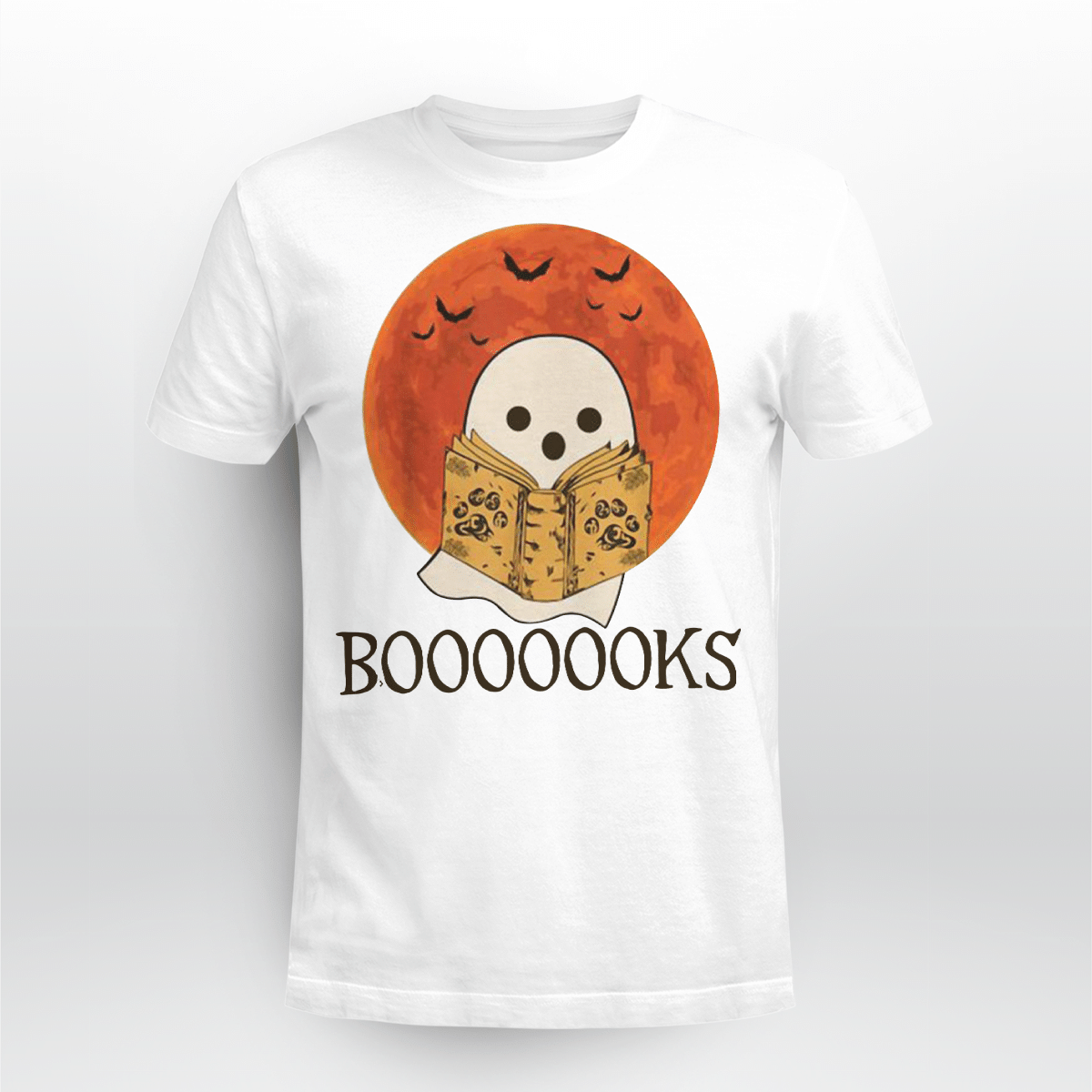 Ghost Reading Book Boooooks Shirt