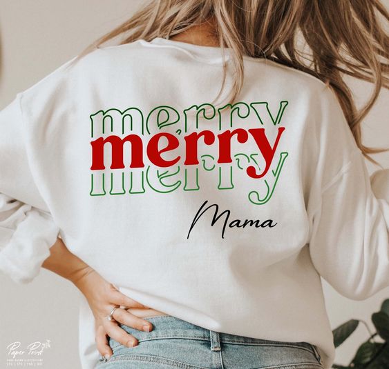 Merry Mama Christmas Sweater