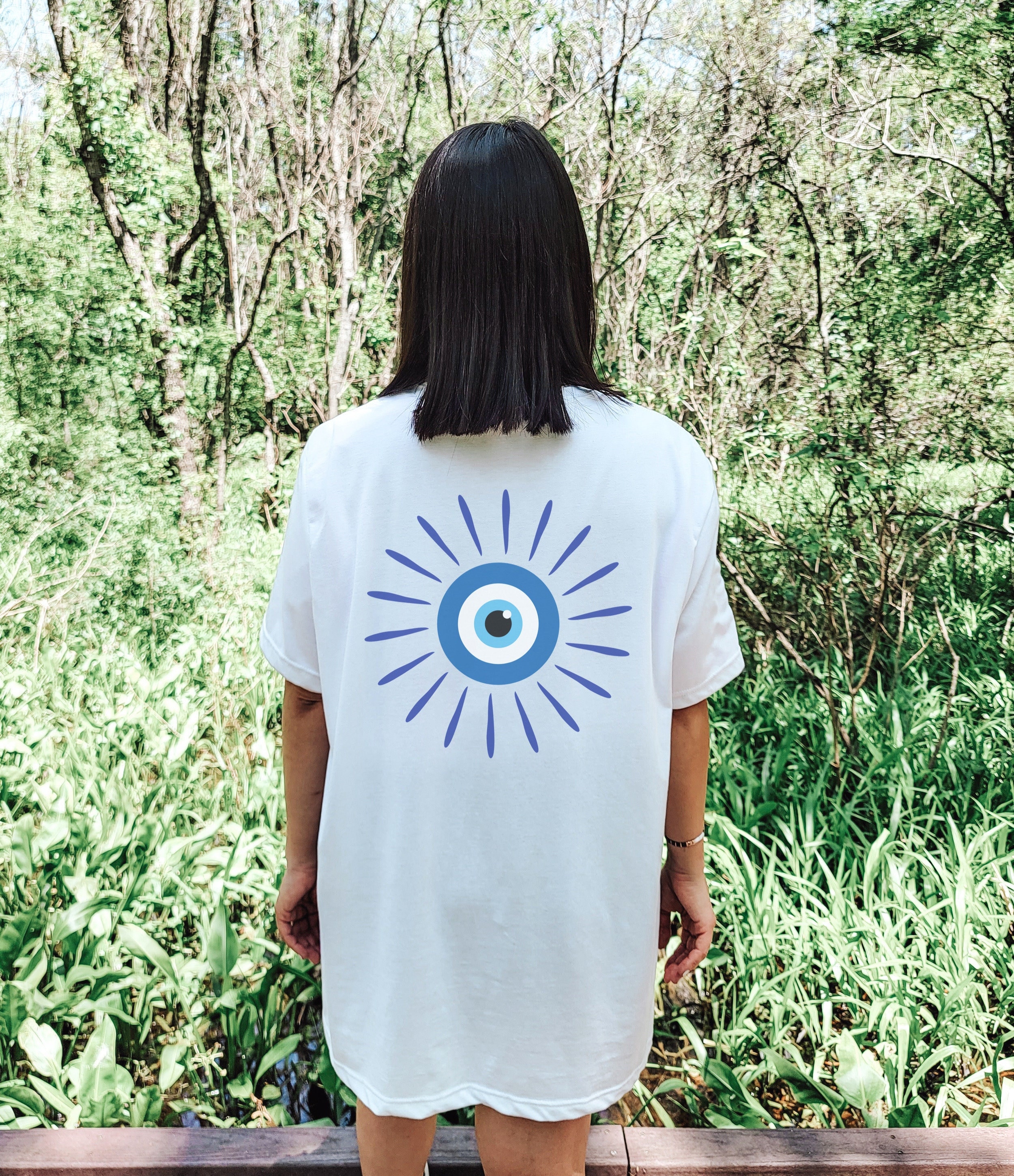 Evil Eye Shirt Trendy Shirts Oversized Tshirt Preppy Shirts Aesthetic Shirt VSCO Shirt Indie Clothes Pinterest Shirts Evil Eye Gifts Witchy