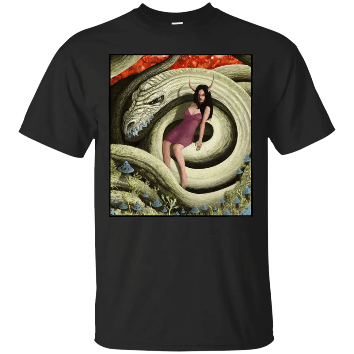 Lill And The Serpent. T-Shirt