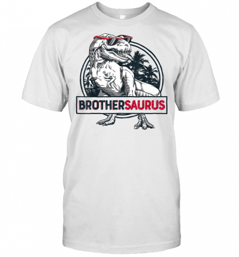 Brothersaurus T Shirt T Rex Brother Saurus Dinosaur Boys