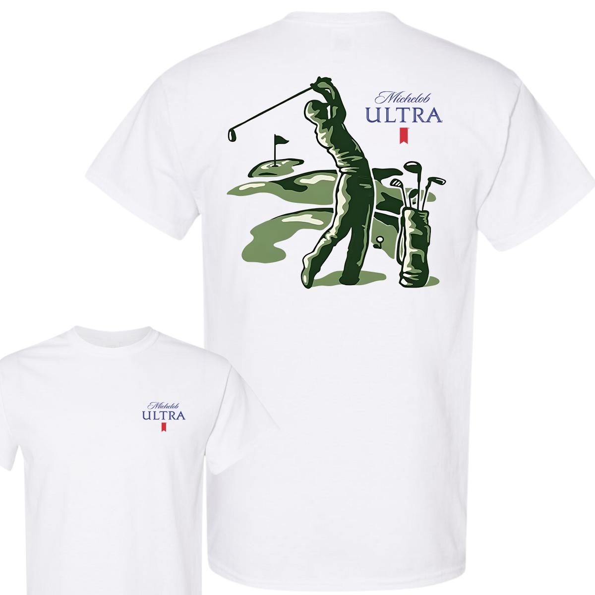 Michelob Golf Shirt, 2 side Tee, Active Lifestyle Essentials, Multiple Style Options, Full Color, For Men, For Women