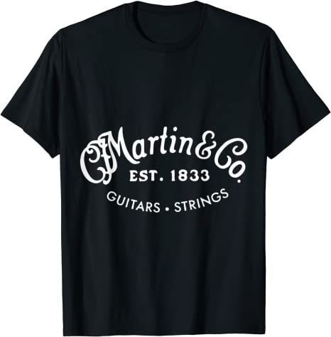 Martin Guitars Logo Merchandise T-Shirt