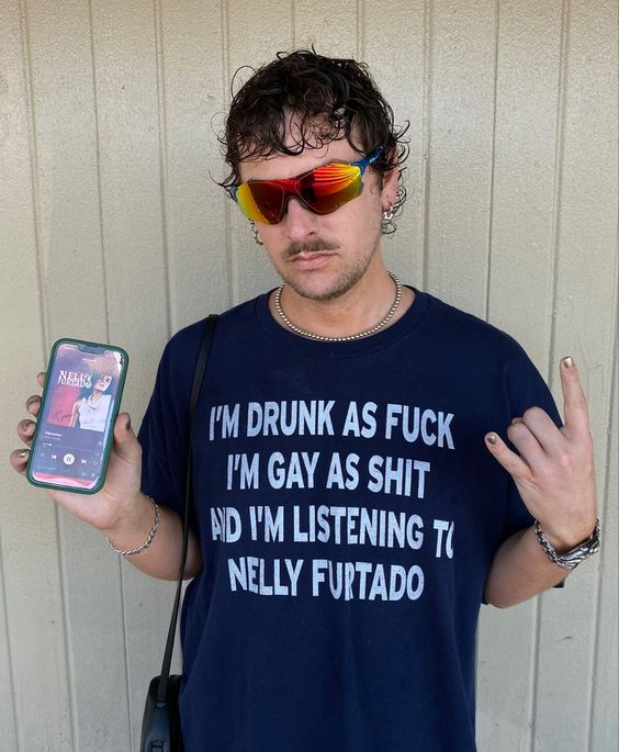 I’m Drunk as Fuck I’m Gay as Shit and I’m Listening to Nelly Furtado Shirt