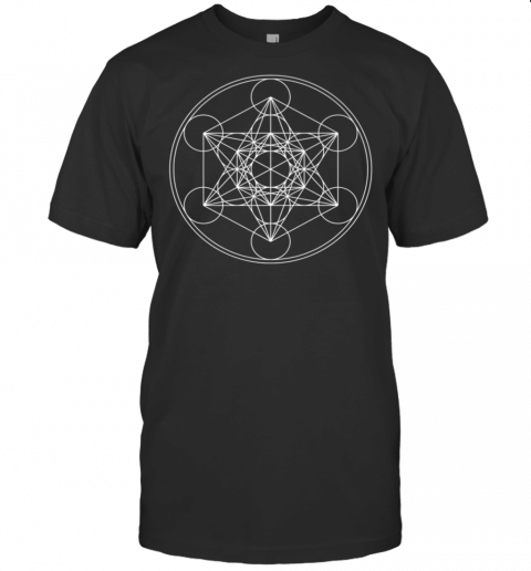 Sacred, Geometry, Spiritual Symbol 4D Yoga, Premium T Shirt