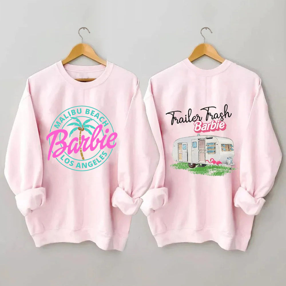 Funny Trailor Trash Barbie Sweatshirt