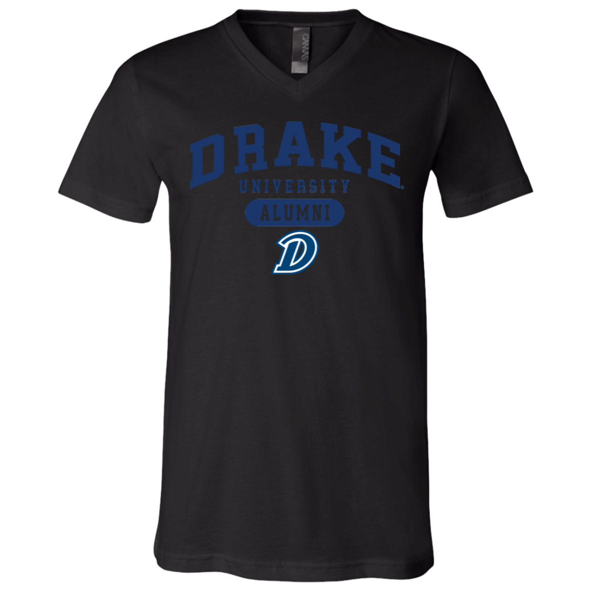 Drake University Bulldogs Alumni Unisex V-Neck T-Shirt