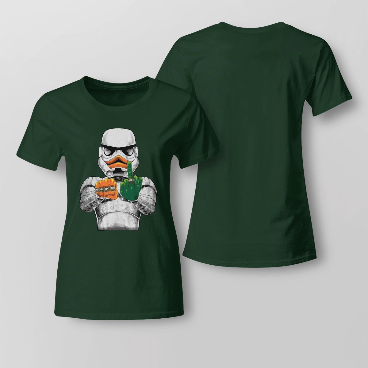 University Of Miami U Trooper Ladies T-Shirt