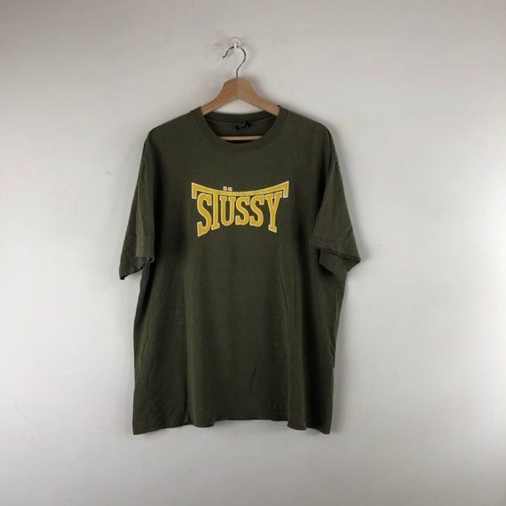 Vintage Stussy Shirt Skateboarding Surf 90 Skate Shirt