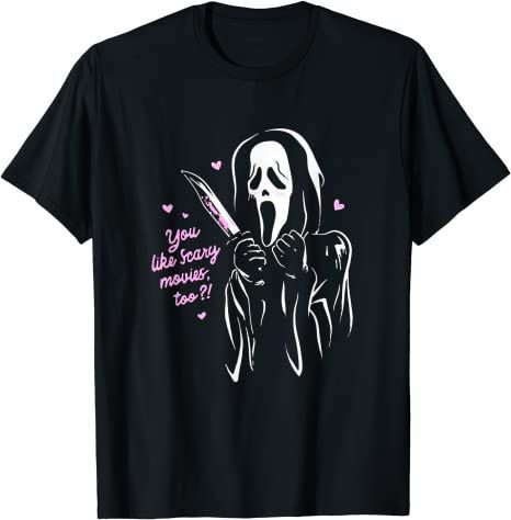 Ghost Face Scream You Like Scary Movies Too Boyfriend T-Shirt