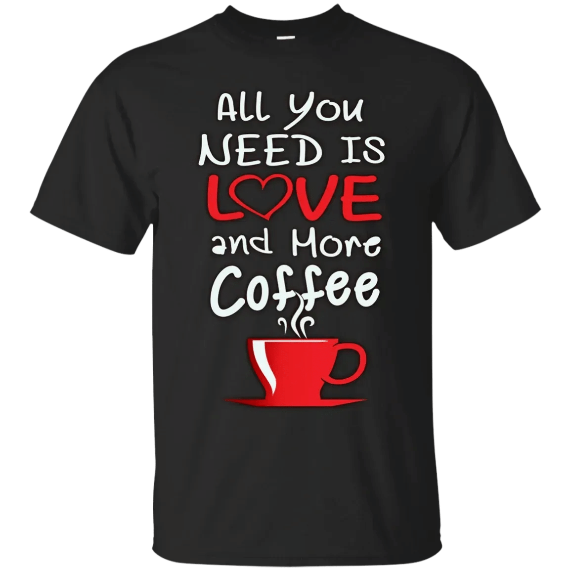 Coffee Lovers Design T-Shirt