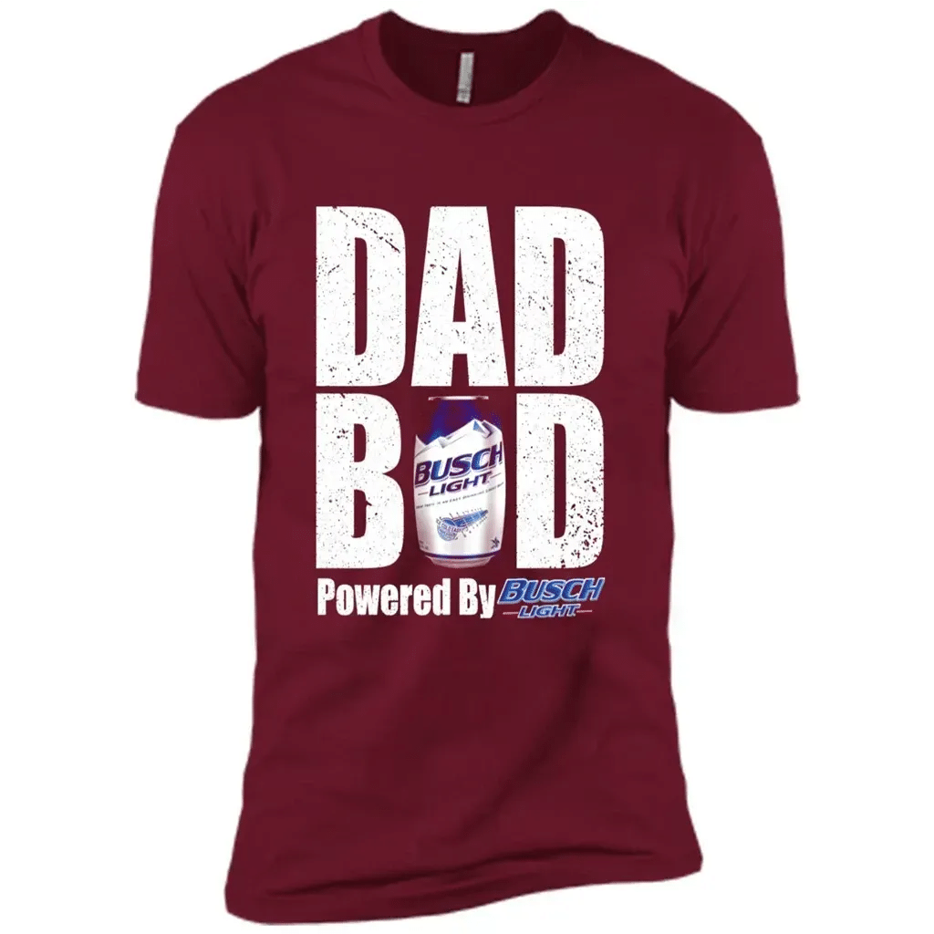 Order Dad Bad Powerd By Busch Light  – Premium Short Sleeve T-Shirt