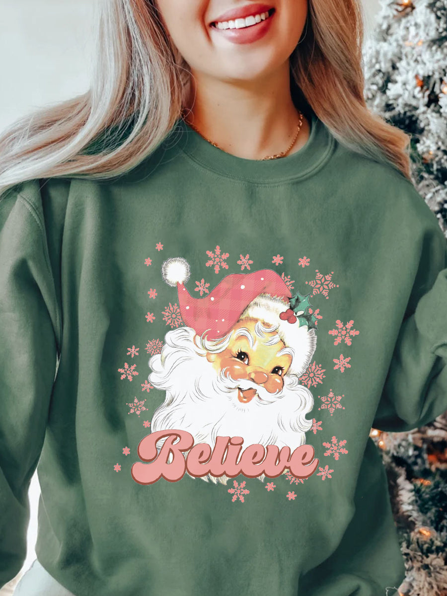 Retro Santa Christmas Sweatshirt