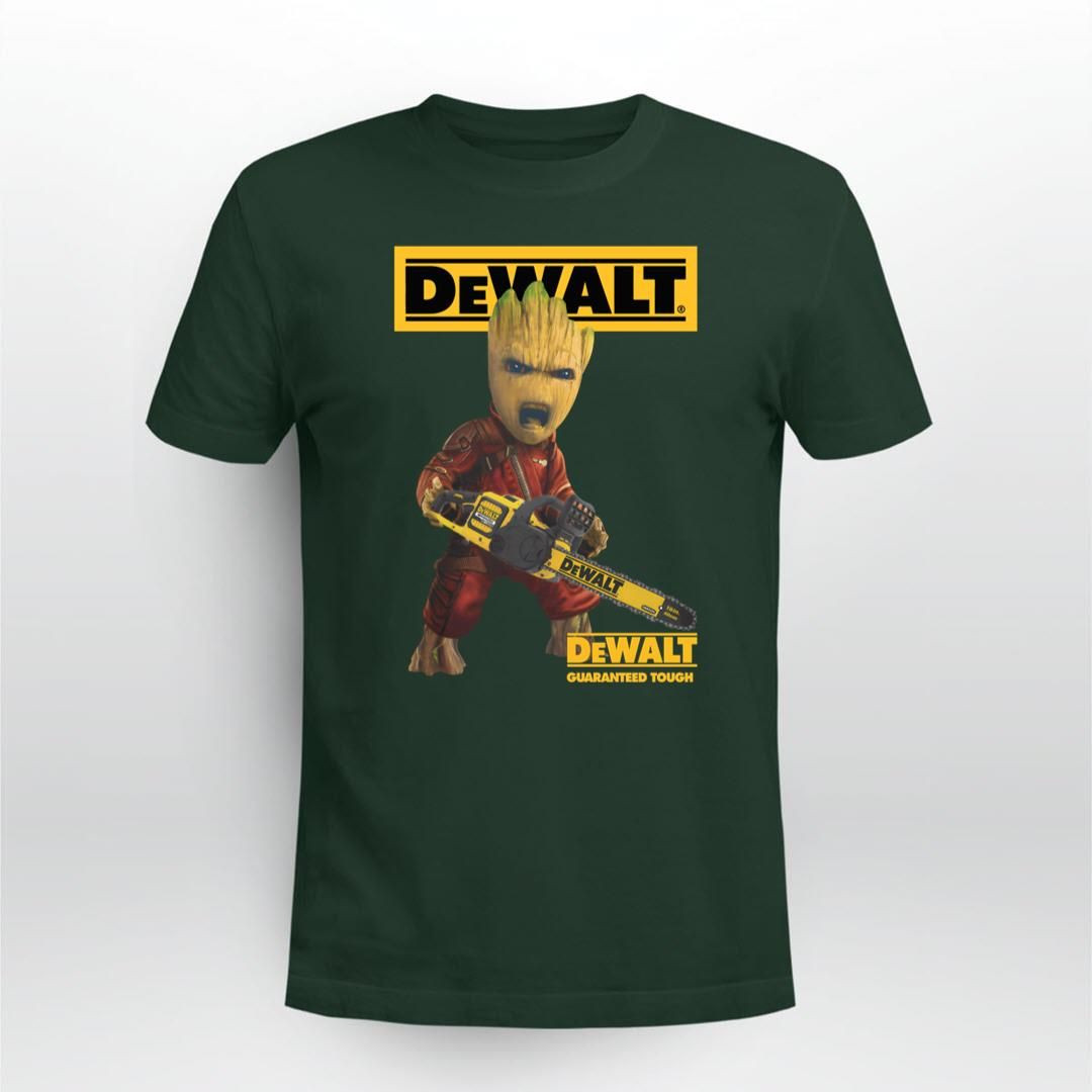 Groot With Logo Dewalt Shirt