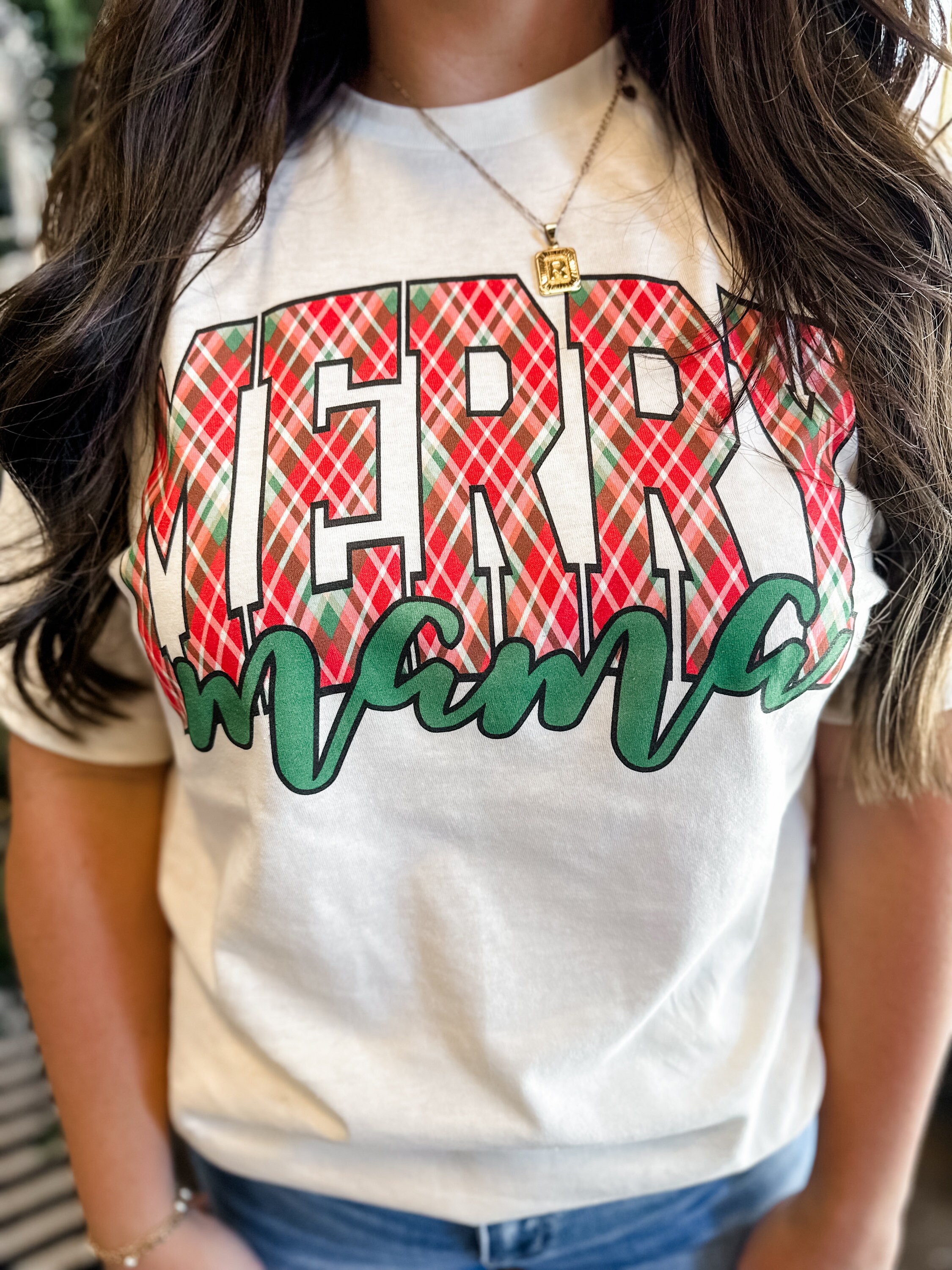 Merry Mama Tee, Mama Christmas Tee, Christmas Tee, Gift for Her, Christmas Graphic Tee, Holiday Shirt