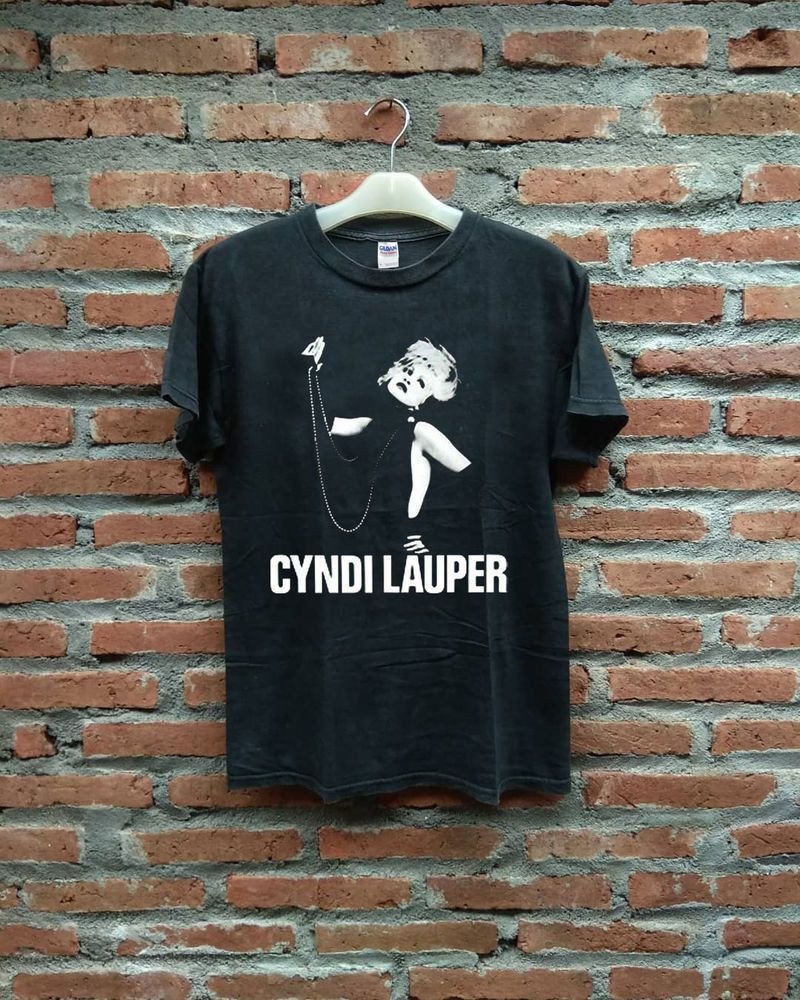 New Rare Cyndi Lauper 1987 Tour Concert Top Shirt Vtg Reprint Usa Shirt