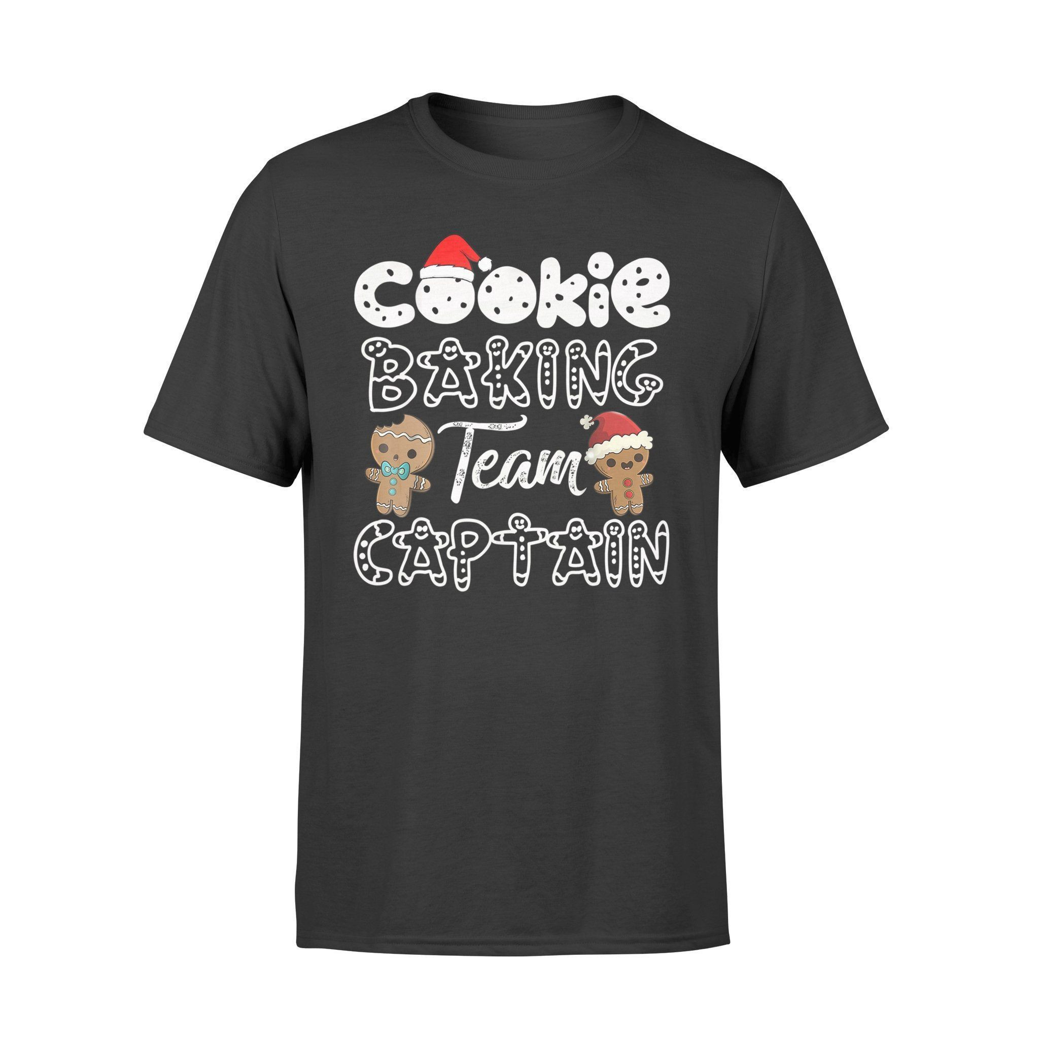 Cookie Baking Team Captain Gingerbread Christmas T-Shirt – Standard T-Shirt