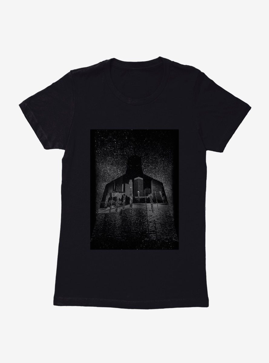 Dc Comics Batman Cityscape Black Shirt