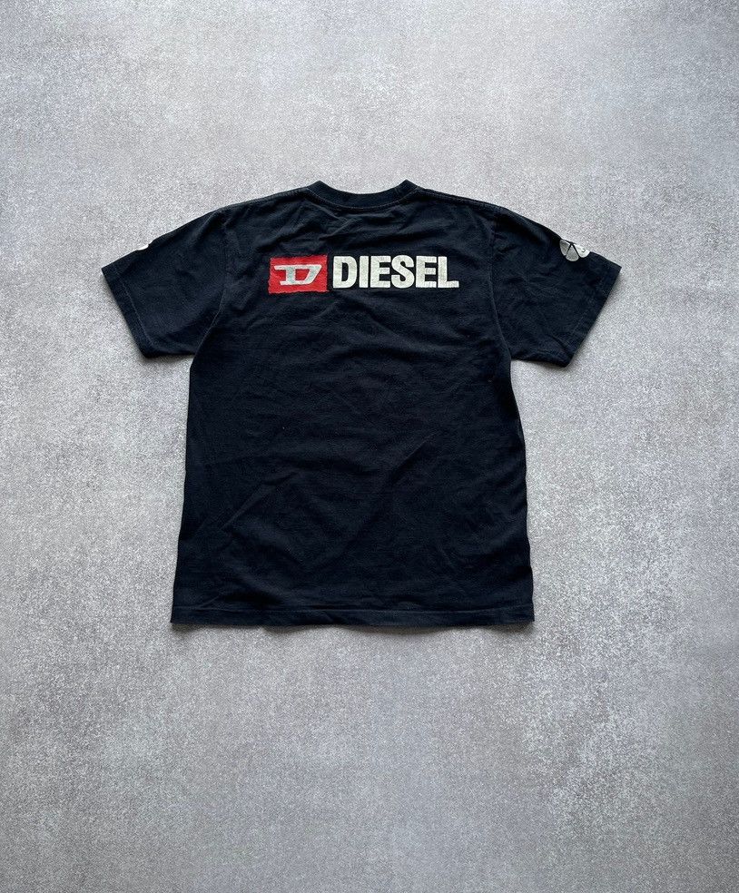 Vintage Diesel Boxy Archival Navy T-shirt Y2K M, Shirt Outfit, Gift For Men, For Women