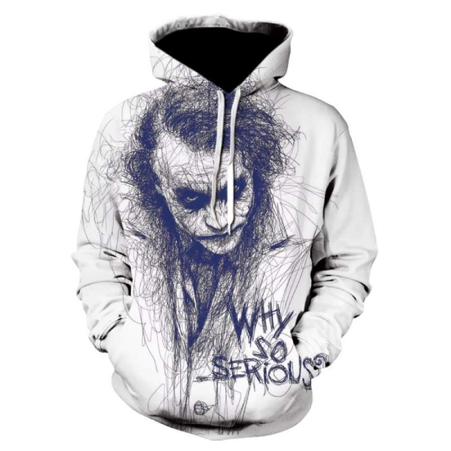 Joker Hoodie Joker Why So Serious 3D Hoodie Printed 2019