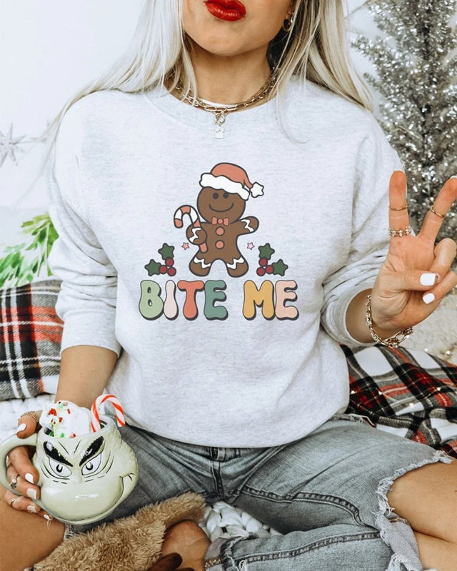 Gingerbread Sweater, Gingerbread Holiday Sweatshirt