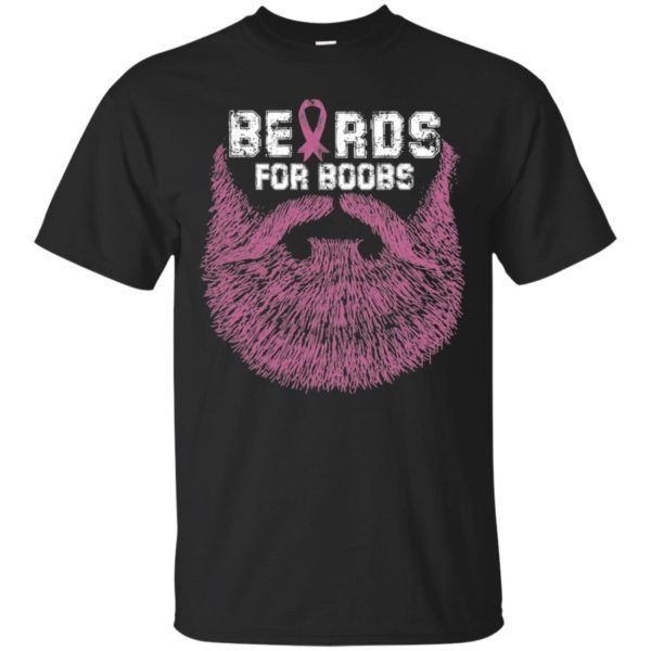 Bearded Guys Helping Raise Awareness For Breast Cancer Shirt