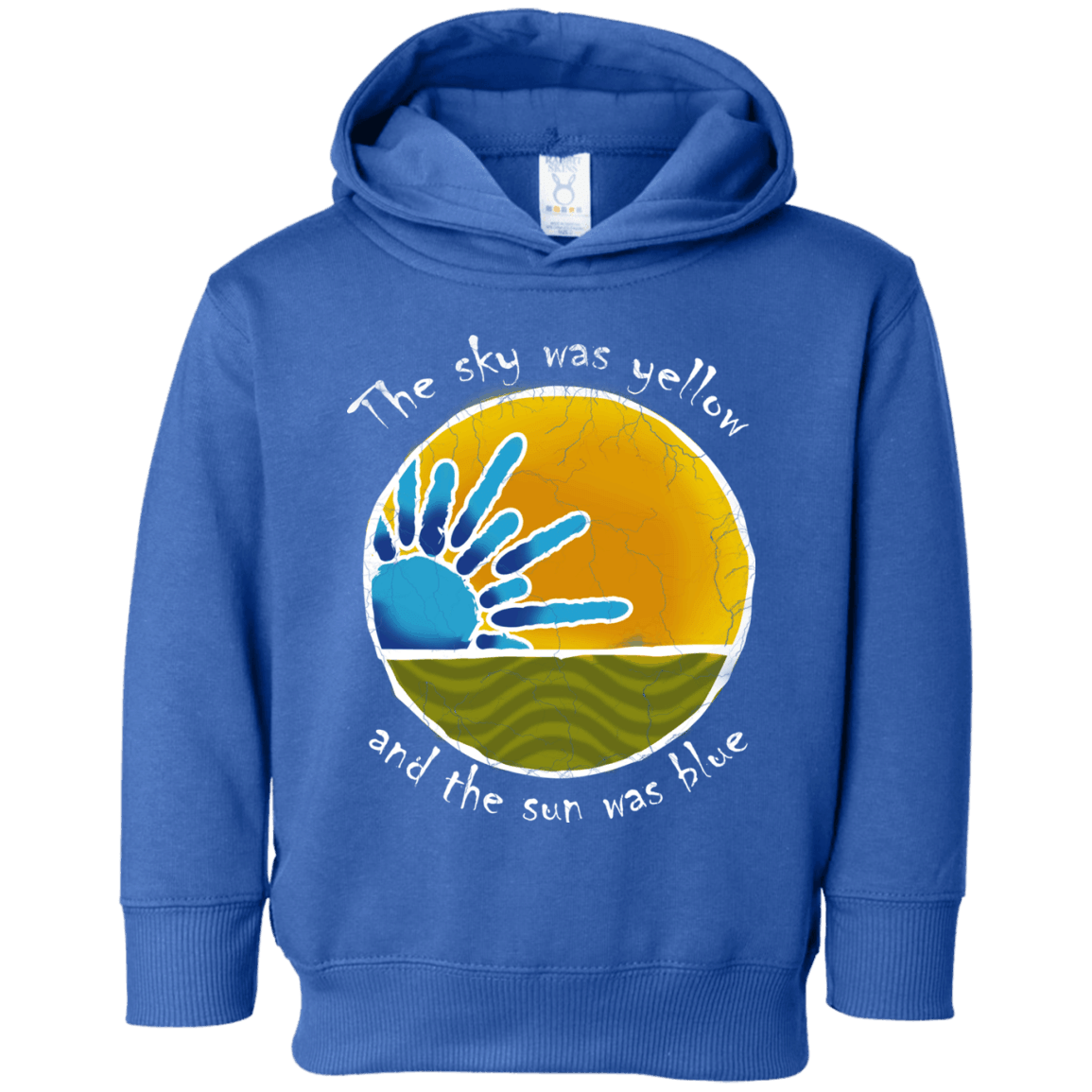 Sky Was Yellow Toddler Fleece Hoodie