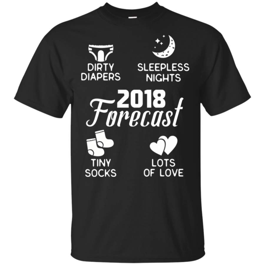 Father Day Forecast Love Tees Daddy Papa Gifts T-Shirt