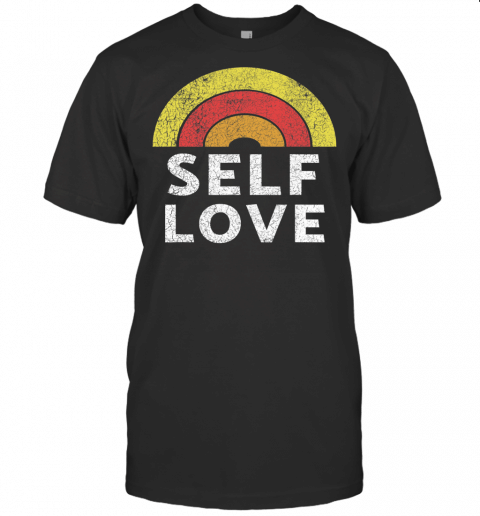 Self Love Summer Rainbow Namaste Yoga Happy Sun Mindfulness T Shirt